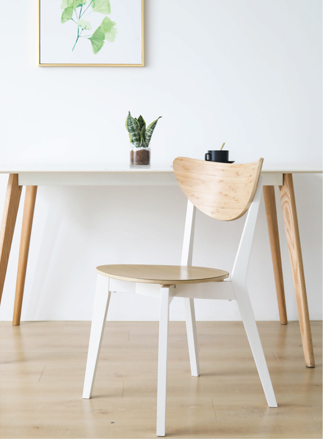 Solid Wood Junior Dining Chair for Dining Room Furniture made of Birch Ecological Board
