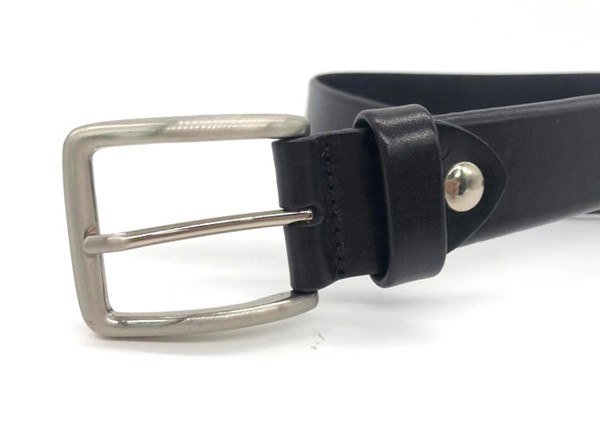Customized Logo Durable Pure Leather Causal Dress Belts For Men With Classic Buckle