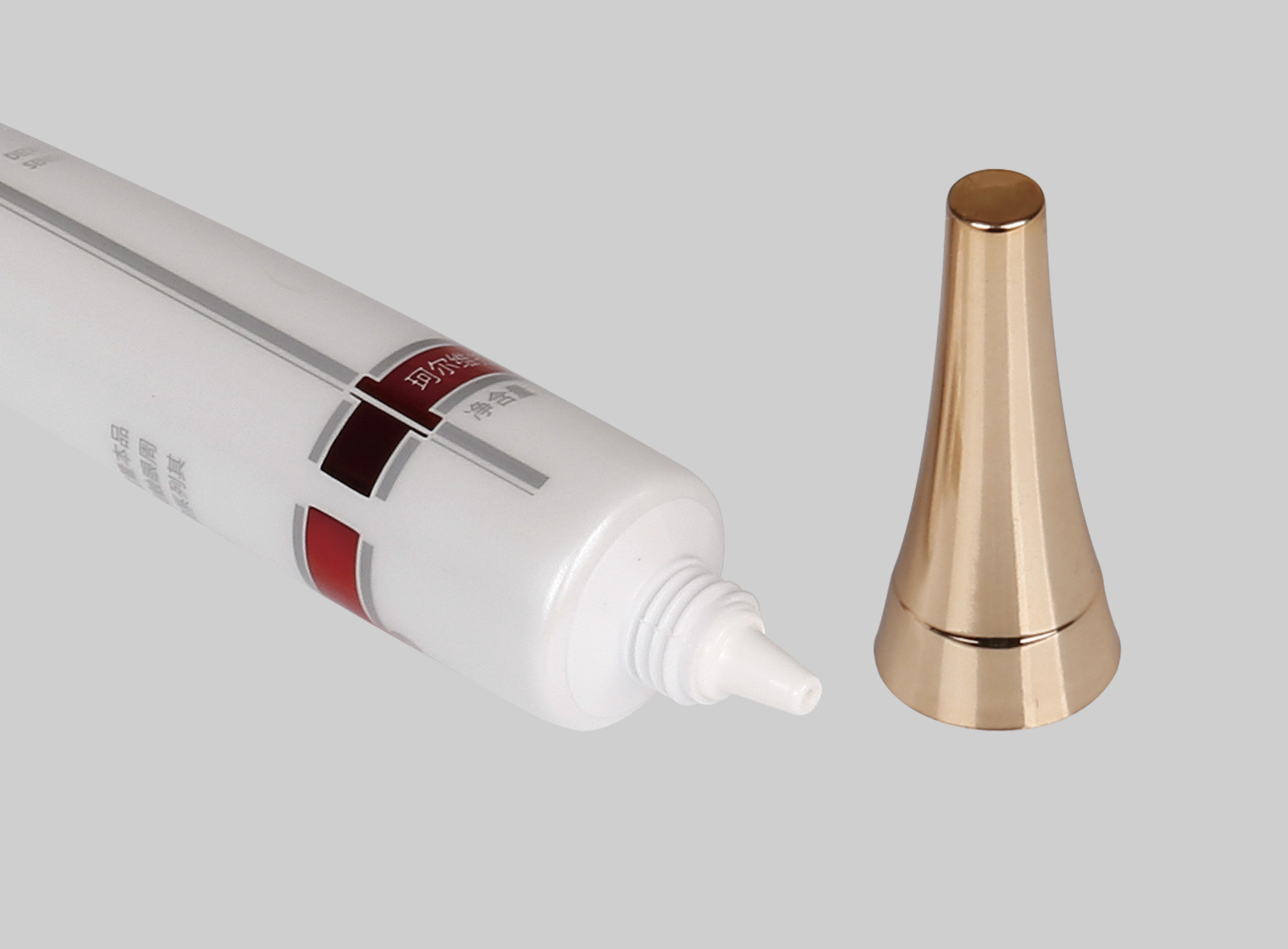 10-30ml D22mm Custom Cosmetic Tubes Eye Cream Plastic Empty Cosmetic Squeeze Tubes With Nozzle