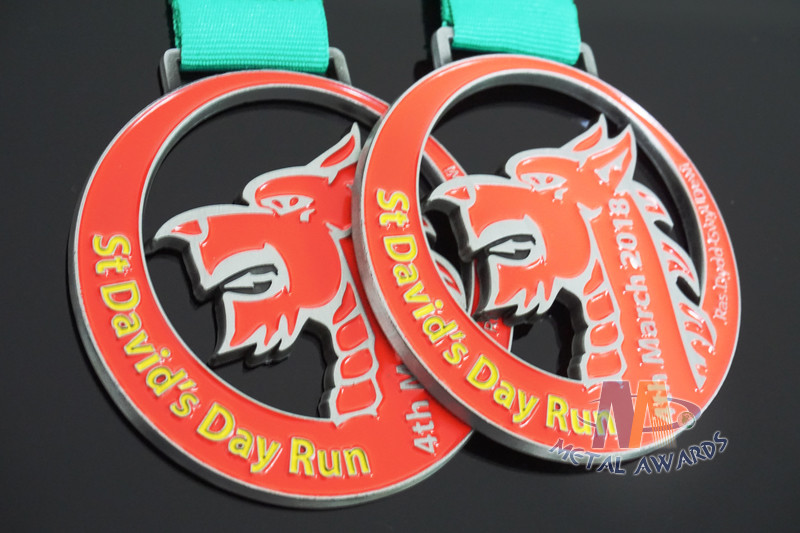 Die Casting Sports Award Medals 80 * 3mm For Dragon Boat Race / Sailboat