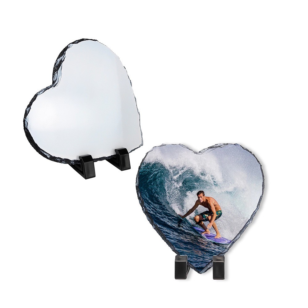 Customized Various of Shapes Sublimation Blank Rock Photo Slate