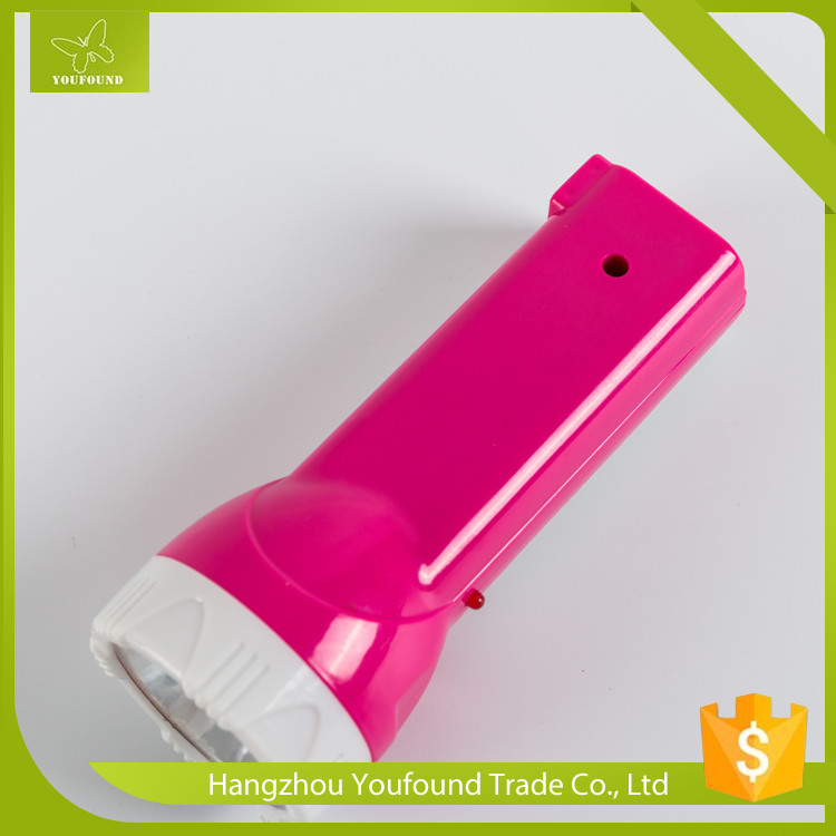 SD-5120 ABS Plastic Hand Press LED Flashlight Torch