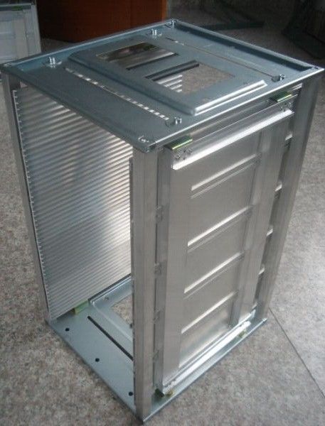 Anti Static Aluminum Alloy ESD SMT Magazine metal Rack Size 355 * 320 * 563 mm