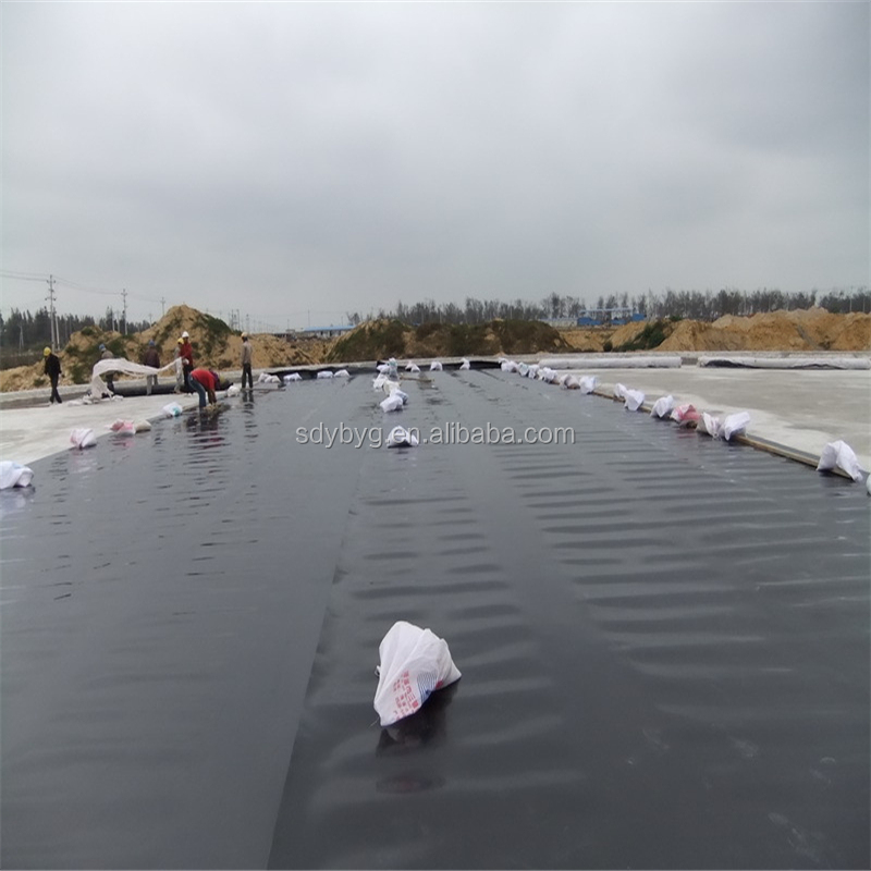 Waterproof Board 1.0mm 60mil HDPE Geomembrane Liner Length 50m-200m/roll Sample Freely