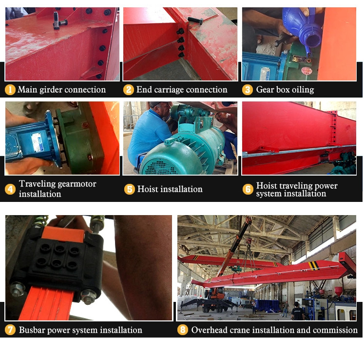 High Stability 200 Ton Overhead Travelling Crane Mining Enterprises