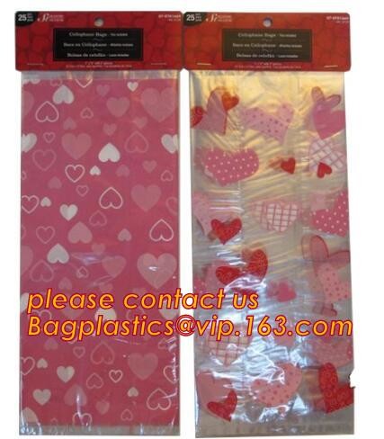 OPP plastic printing transparent sandwich goodie wedding christmas cookie packaging bread halloween candy bag bagease