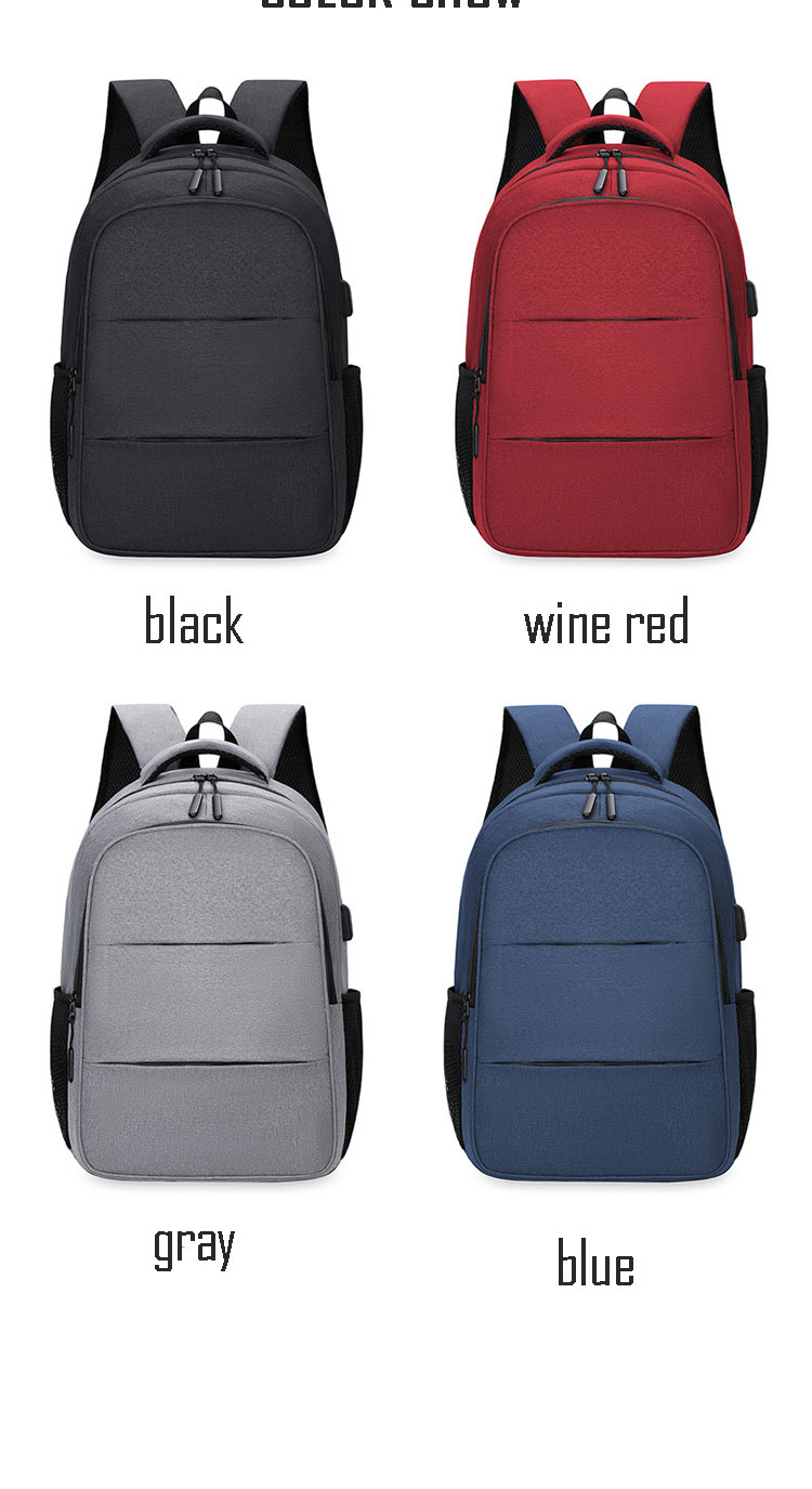 Men Casual Travel Laptop Backpacks College Students Computer Backpack with USB Port