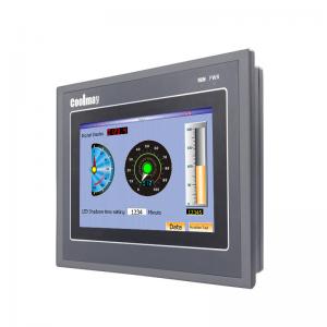 China 800*480 Pixels PLC HMI All In One RS232 Touch Screen Passive NPN Input Ethernet Port on sale