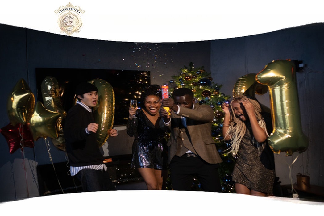 Multicolor Biodegradable Party Popper Confetti Cannons For Concert Night Club And Crazy Party