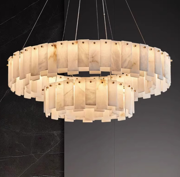 Marble Lamp for Home Decoration Lighting Marble Bulb Chandelier with Certification Inspection Guarantee Period