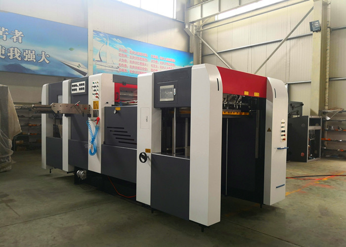 Hot Embossing And Die Cutting Machine Creasing 1070X770mm Cardboard Papers