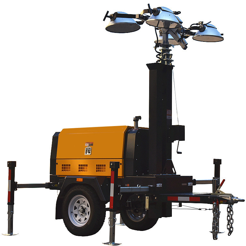 Emergency Light Tower Metal Halide Lamp Telescopic Light Tower Mobile Light Tower Generator