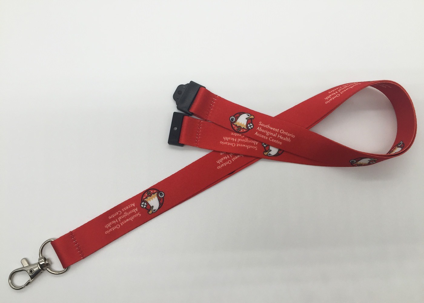 Different Color Safety Release Double Sided Lanyard For Exhibition Show