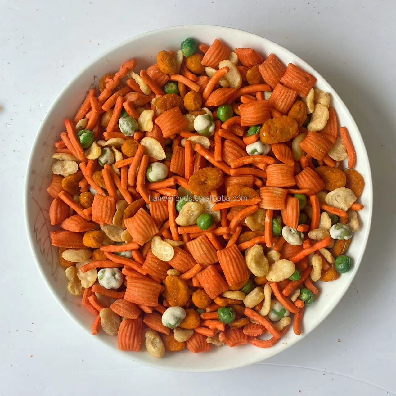 Free Collocation Green Pea Snack Wheat Flour Mixed Nut Snacks