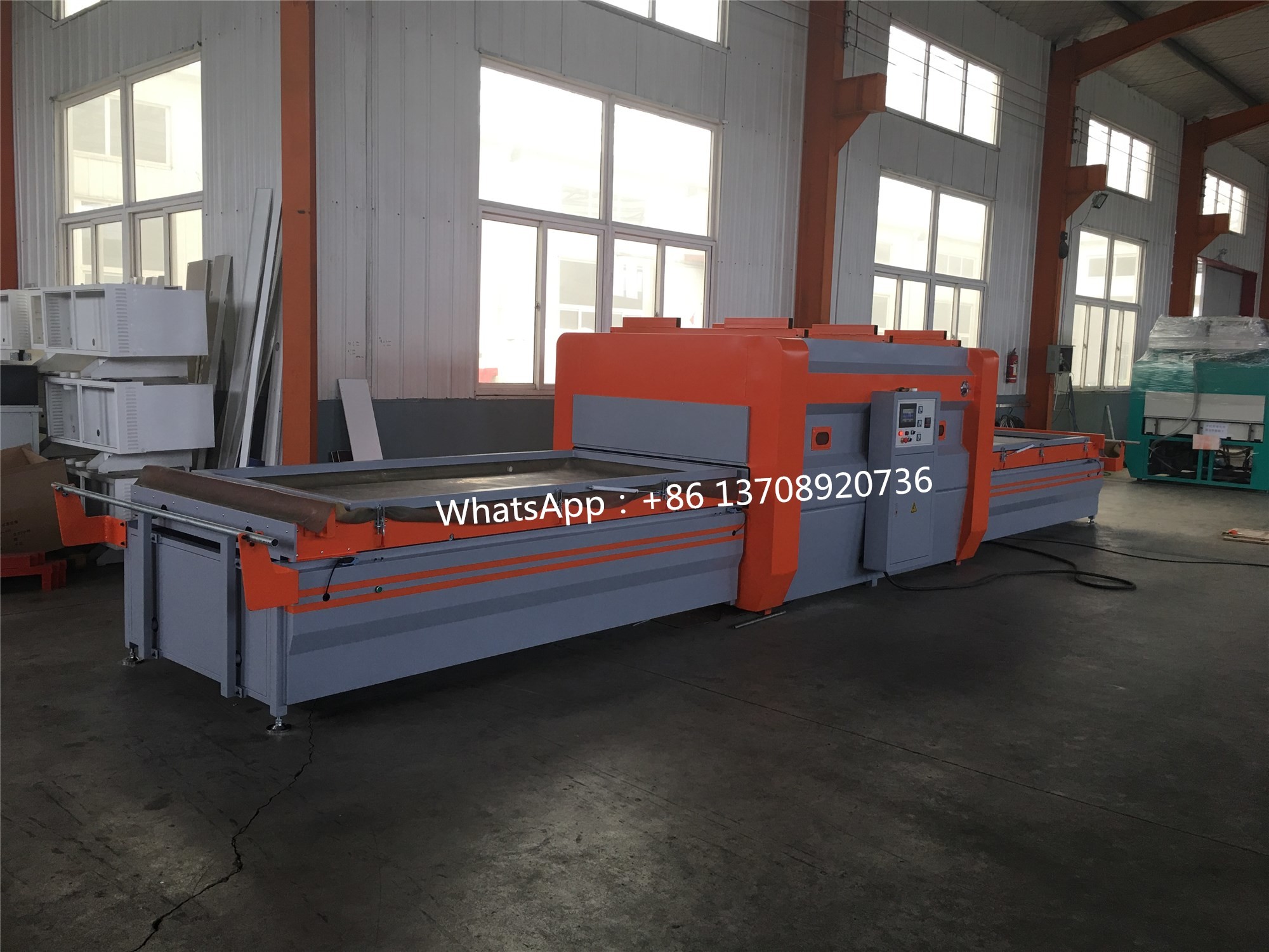 Door cabinet pvc vacuum membrane press machine 2300A-2Z