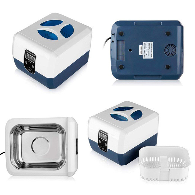 60W GT SONIC Ultrasonic Cleaner 1300ml 304 SS Tank For Dentures Aligner Braces