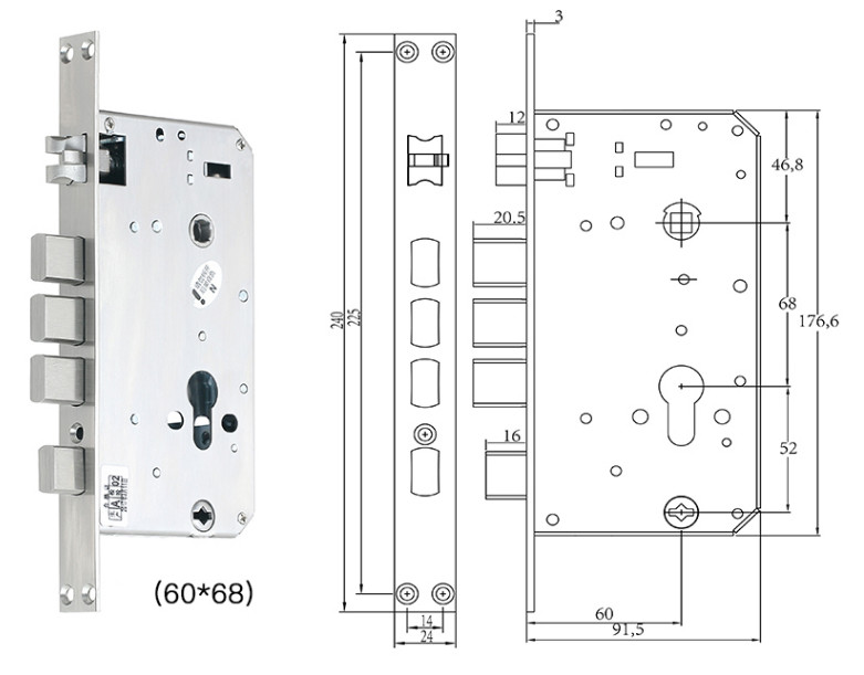 Free Management Software System Hotel Electronic Locks with 2 Years Warranty