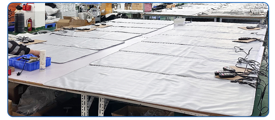 Whitening Far Infrared Sauna Blanket for Home Use and SPA Beauty Salon with Portable Zipper Design