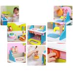 Cooking 3cm Cosplay Wooden Miniature Kitchen Set Mini Wooden Kitchen Toy