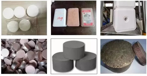 Automatic Hydraulic Press Machinery For Salt Lick Trace Mineral Wheel / Salt Block Press Machine