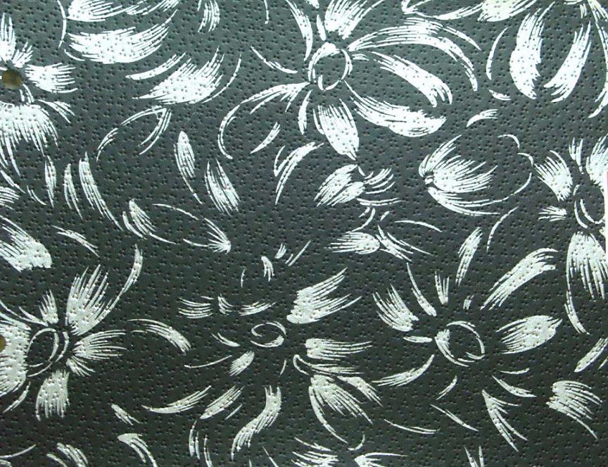 New Design Two Tones Printing Fabric Iridescent Pu Synthetic Leather Pu Leather for Shoe Lining