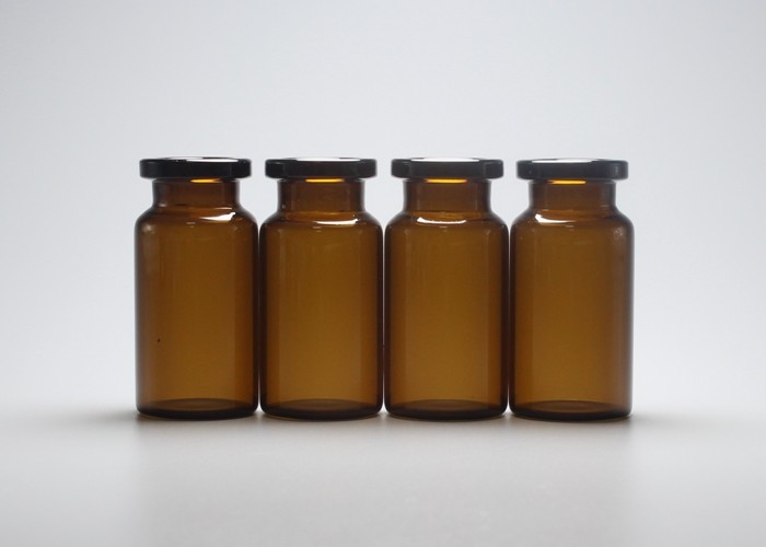 8ml Amber Tiny Premium Medicine Soda Lime Glass Bottle Vial Container
