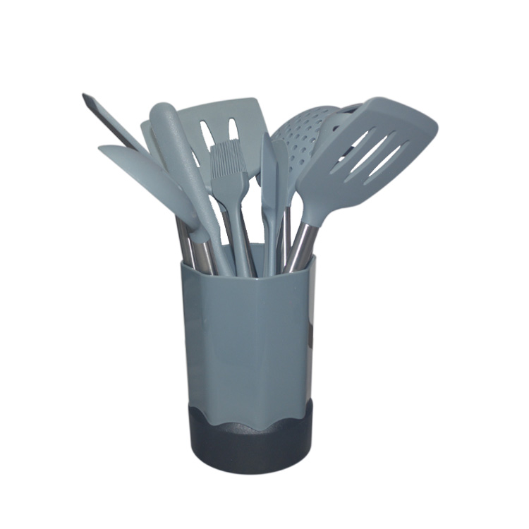 Food Grade Silicone Spatula Kitchenaid Customized 15 Pieces Utensils Set