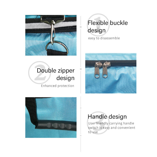 Aluminum Insulation Cooler Bag Soft Cooler Transportation With Ice Pack