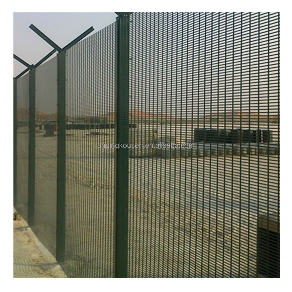 Metal Garden Fence Galvanized and Powder Coated 358 Security Fence Waterproof Fencing