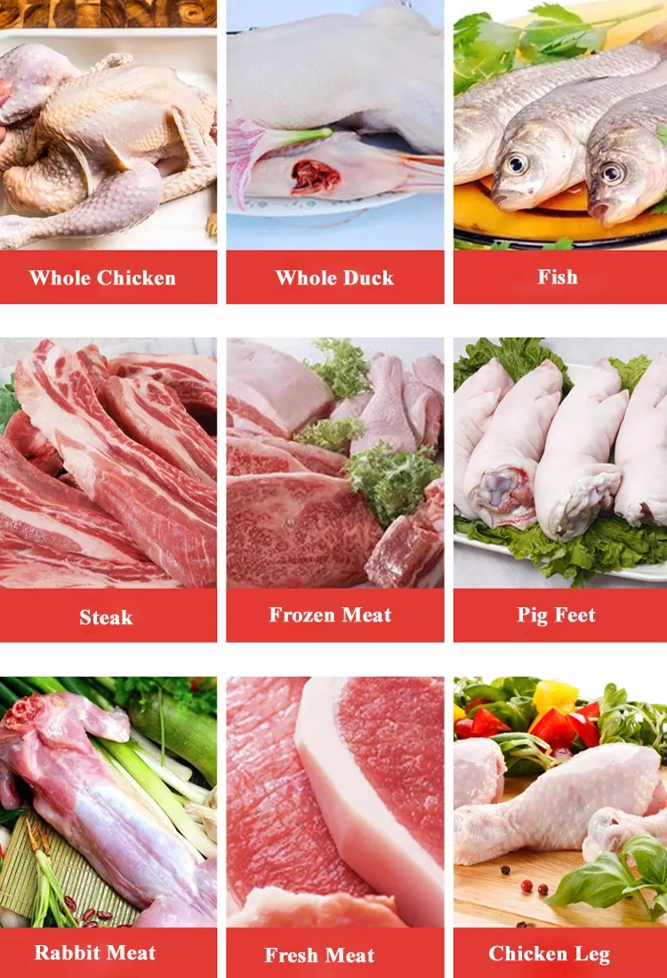 Chicken Beef Pork Cube Cutter For Commercial Frozen Meat Dice Meat Processing Machine