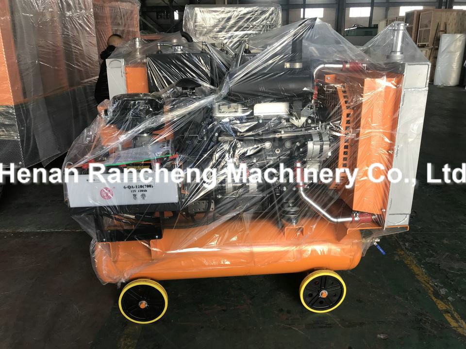 LGCY - 5 / 8 36.8kw Air Drilling Compressor 8 Bar Working Pressure Diesel Engine