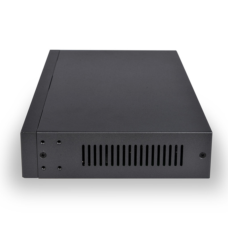 16-port 10/100M switch IEEE 802.3af/a standard 250W power backplane bandwidth 12.8 Gbps uplink port POE switch