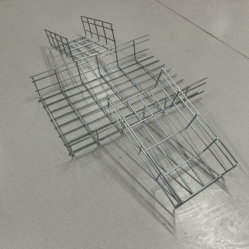 Galvanized Steel Network Cable Tray Adjustable Support Brackets Included