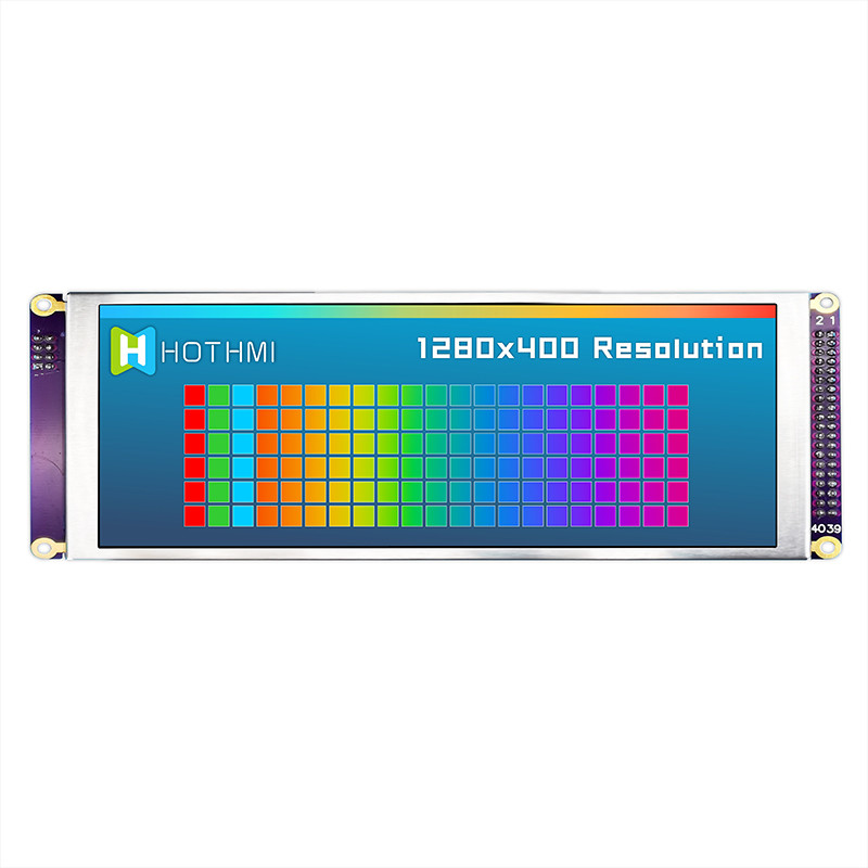 7.84 Inch Bar Style IPS TFT LCD Display 1280x400 MCU For Car Monitor