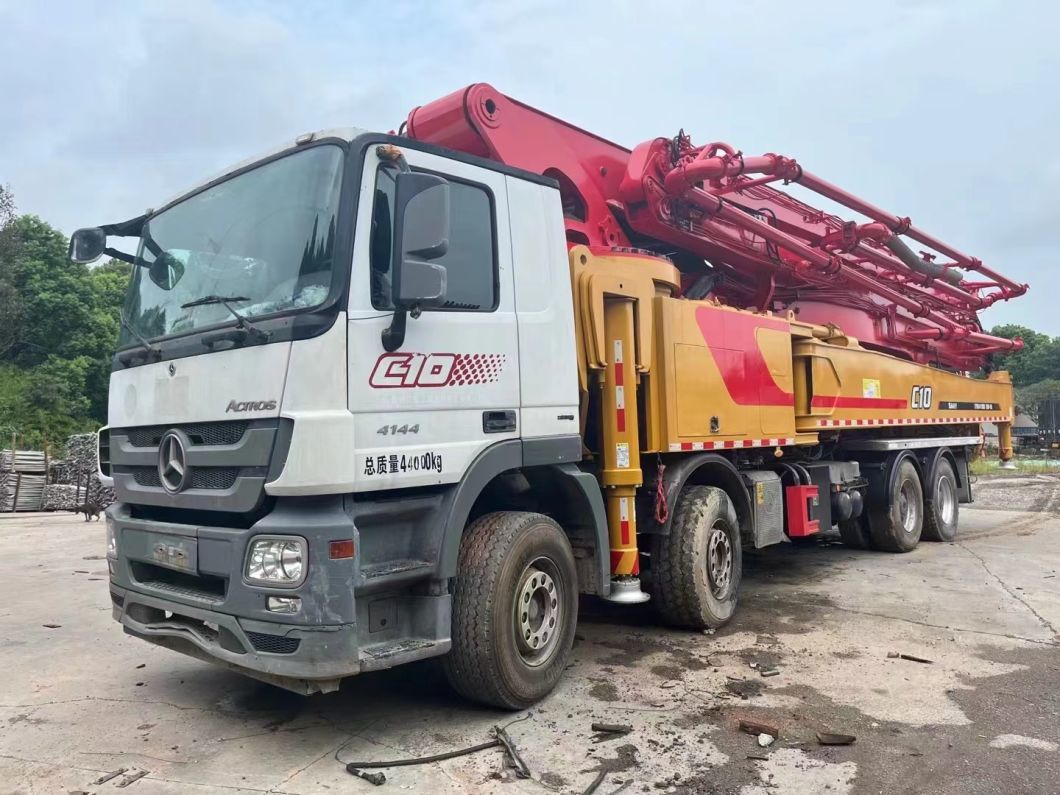 2019 SA Ny 62m Used Concrete Pump Truck Construction Machine on Mercedes Benz Concrete Boom Pump