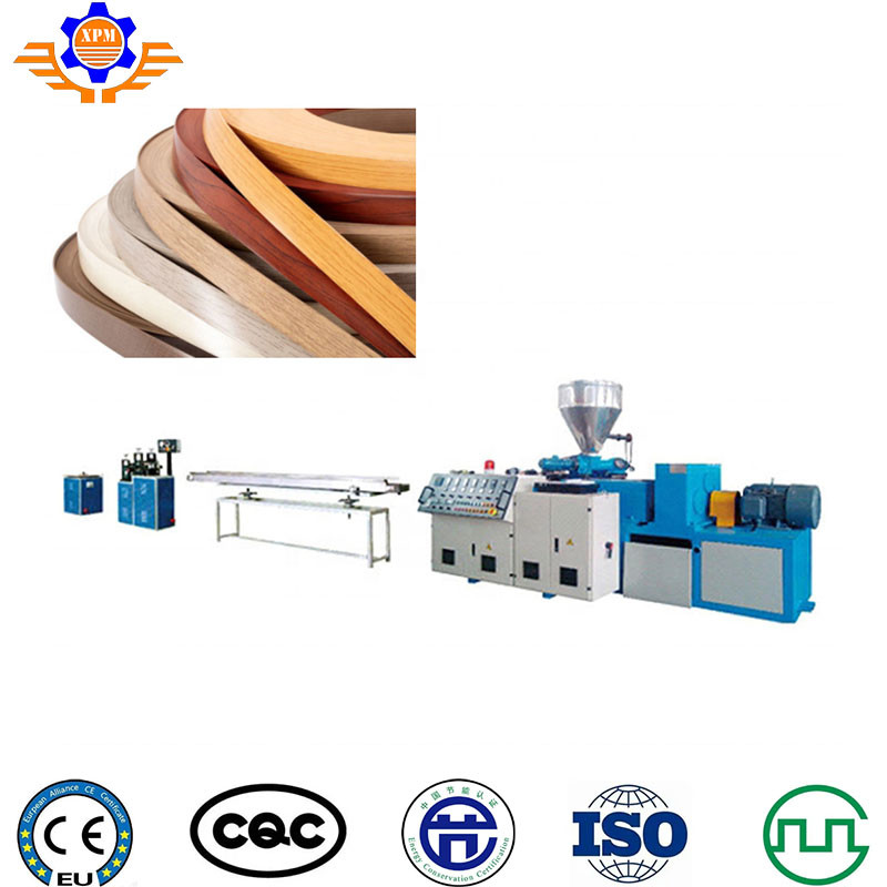 Plastic UPVC PVC Edge Banding Making Machine Plastic Strip Seal Extrusion Line
