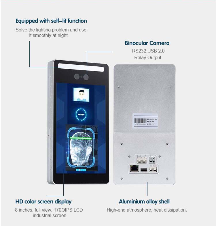 F5-BG Binocular Camera Face Recognition Terminal
