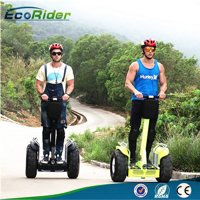 Electric Chariot Two Wheel Off Road Segway , Brushless Motor Self Balancing Scooter