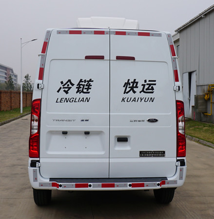 100Kw Refrigerated Truck MT82 Ford Transit Reefer Van White
