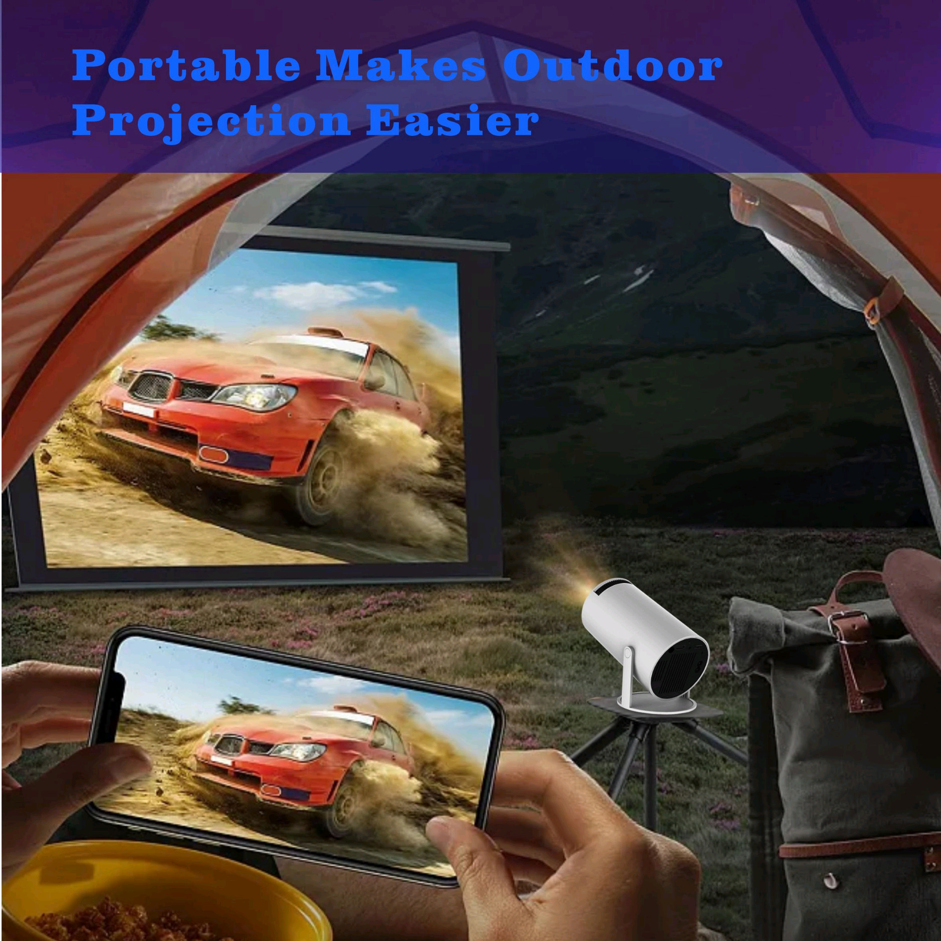 1G Buffer Memory Full HD LCD Projector with Quad-core ARM Cortex-A53 CPU