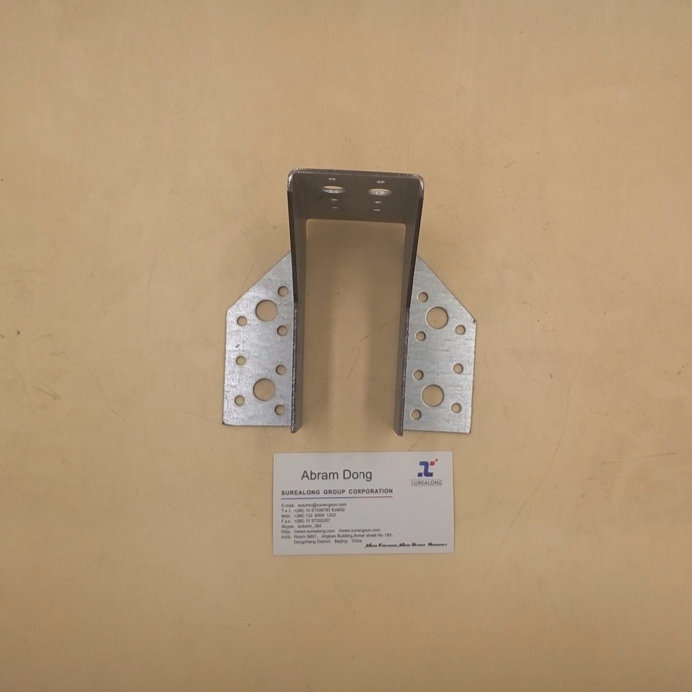 Galvanized Steel 2x6 Angled Joist Hangers for Timber Connector