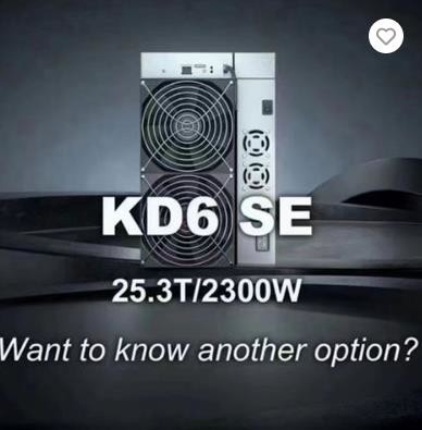 2022 Factory price Asic Miner Goldshell KD6 SE 25.3T 2300W Kadena KDA KD6 Mining Machine