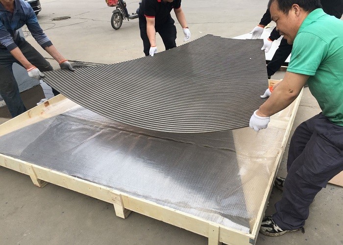 Width 1m Curved Sewage Wedge Wire Filter Stainless Steel 304