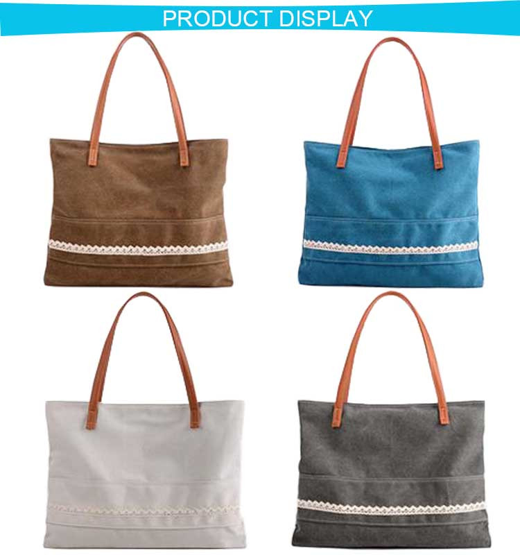 Personalised Design Fabric Shopping Bags / Big Shopper Bag Canvas Material