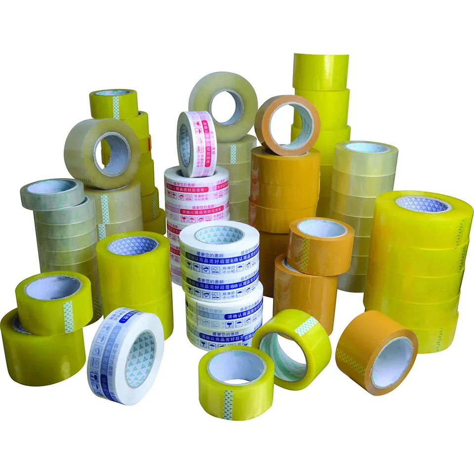 Custom Bag With Logo Seam Transparent Opp Bopp Carton Sealing Packing Tape