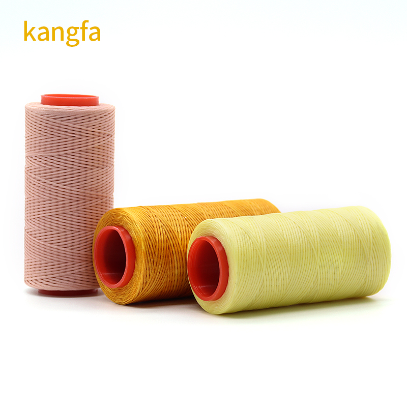 150d 260m 0.8mm Flat Waxed Thread for Leather Sewing Kangfa Free Sample Free Shipping