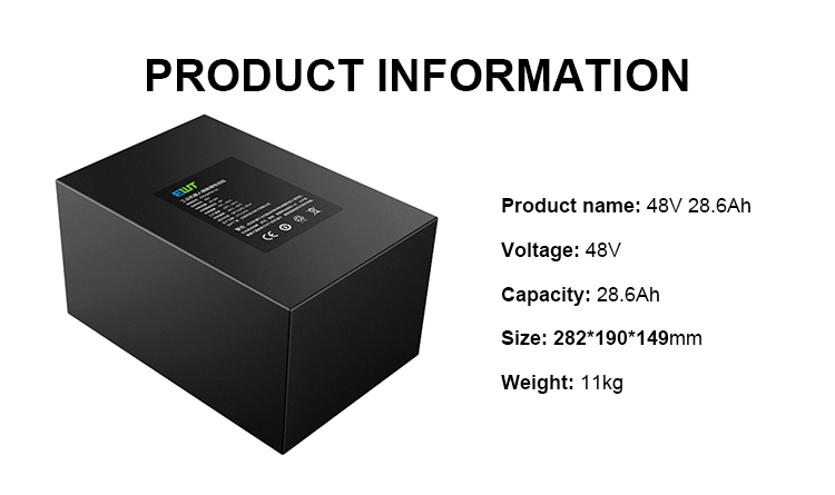 Robot Industrial Lithium Iron Phosphate Battery Pack 48V 28.6Ah 18650