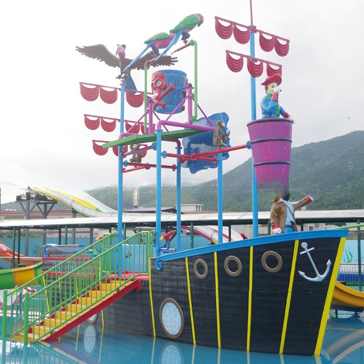 Fiberglass Kids Water Playground Equipment for Aqua Theme Park