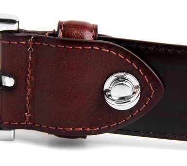 Black 1.3” Wide Men Leather Dress Belt/ Casual Belt With Three - Demensional Braiding Patterns