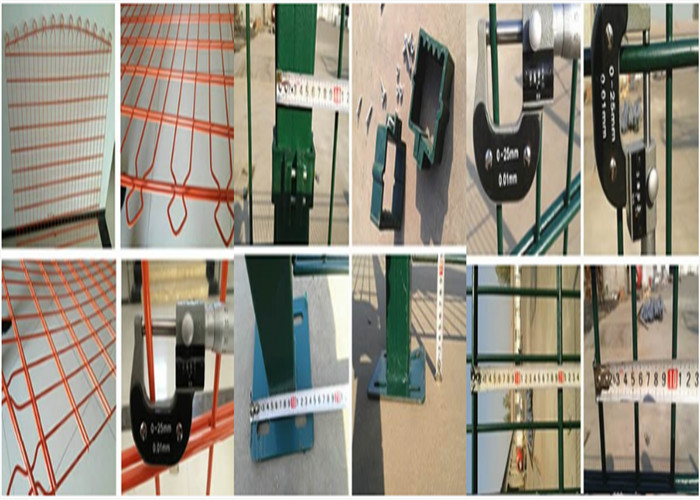 Bending Top Powder Coating 50*200mm Welded Wire Garden Fence